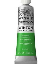 Vopsea de ulei Winsor & Newton Winton - Permanente Green Light, 37 ml	