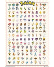 Maxi poster GB eye Games: Pokemon - Kanto 151 French	 -1