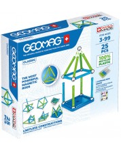 Constructor magnetic Geomag - Classic, 25 piese -1