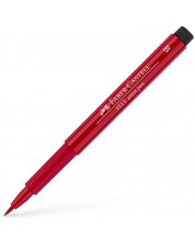 Marker cu pensula Faber-Castell Pitt Artist - Rosu stacojiu inchis (219) -1