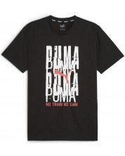 Tricou pentru bărbați  Puma - Graphic Emblem , negru -1