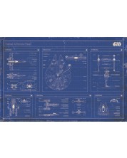 Poster maxi Pyramid - Star Wars - Rebel alliance fleet blueprint - Ozone.ro Poster maxi Pyramid - Star Wars - Rebel alliance fleet blueprint
