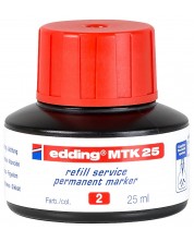 Edding MTK 25 Marker Ink - roșu, 25 ml -1