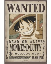 Maxi Poster GB eye Animation: One Piece - Luffy Wanted Poster -1