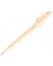 Pentel Sign Pen Pen Brush Marker - SES15C, bej