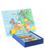 Joc magnetic Apli Kids - Steagurile Europei, 60 de piese