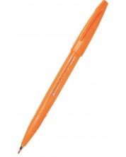 Marker pensula Pentel Sign Pen - SES15C, portocaliu