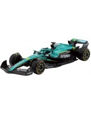 Mașinuță metalică Bburago - Aston Martin F1 AMR25, 1:43, Lance Stroll nr. 18