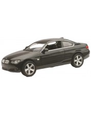 Mașinuță din metal Newray - BMW 3 Series Coupe, negru, 1:43 -1