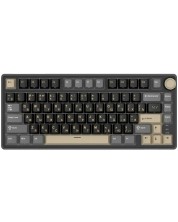 Tastatură mecanică Royal Kludge – R75, K Silver, RGB, Phantom - imagine 1