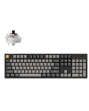 Tastatură mecanică Keychron - C2 Pro QMK, K Pro Brown, RGB, negru
