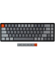 Tastatura mecanica Keychron - K6 H-S Aluminum, Clicky, neagra