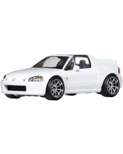 Cărucior metalic Hot Wheels Fast & Furious - 1994 Honda Del sol, 1:64, alb