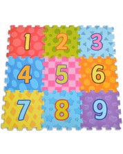Puzzle moale pentru podea Moni - Number, 9 piese -1