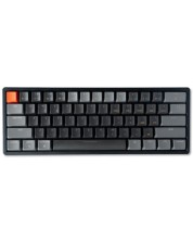 Tastatura mecanica Keychron - K12 H-S, White LED, Gateron Red, gri