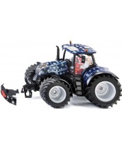 Jucărie metalică Siku - Tractor de Crăciun New Holland, 1:32 -1