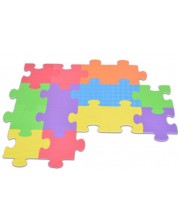 Covoras puzzle moale Moni - Culori, 16 piese -1