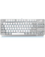 Tastatura mecanica ASUS - ROG Strix Scope NX TKL, RGB, alb/gri -1
