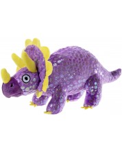 Jucărie moale de pluș Heunec Playclub - Triceratops, 25 cm -1