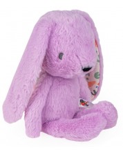 Jucărie moale de îmbrățișat Bali Bazoo - Rabbit, 32 cm, mov -1