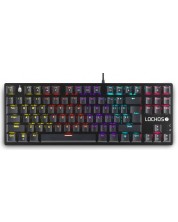 Tastatură mecanică Spartan Gear - Lochos 2 TKL, roșu, LED, negru -1