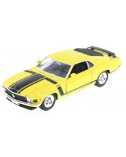 Mașină din metal Welly - Ford Mustang Boss, 1:24, galben -1