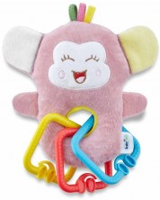 Jucărie moale BabyJem - Mini Monkey, Rose