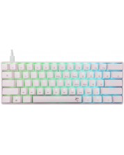 Tastatură mecanică White Shark - Shinobi 2, Blue Switch, RGB, alba