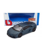 Mașină metalică Bburago - Lamborghini Temerario 2024, 1:43, albastru - imagine 1