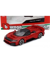 Mașină metalică Bburago - Ferrari F80 2024, 1:43, roșu - imagine 1