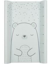 Salteluță moale de înfășat KikkaBoo - Bear with me, Mint, 80 x 50 cm