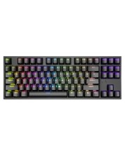 Tastatură mecanică Genesis - Thor 404 TKL, Kailh box maro, RGB, negru -1