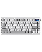 Tastatură mecanică Aula - NOVA75, wireless, LEOBOG Star Vector, RGB, alb/gri - imagine 1