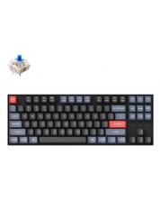 Tastatură mecanică Keychron - K8 Pro HS TKL, Blue, RGB, negru -1