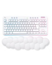 Tastatura mecanica Logitech - G715, Tactile, RGB, Off White -1
