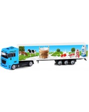 Camion metalic Rappa - Lapte și produse lactate, 20 cm