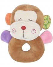 Zrăgănitoare moale Lorelli Toys - Maimuţă