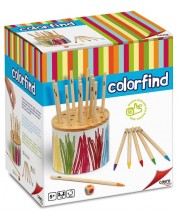 Joc de memorie Cayro - Culori, cu 18 bastoane colorate -1