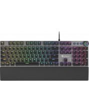 Genesis Mechanical Gaming Keyboard Thor 400 RGB Backlight Red Switch US Layout Software	 -1