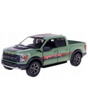 Metal cart Kinsmart Livery Edition - 2022 Ford F-150 Raptor, 1:46, verde