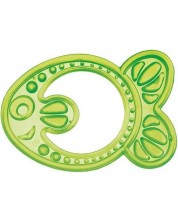 Dentitie moale pentru bebelusi Canpol - Pește, verde -1