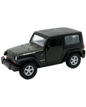 Mașină din metal Welly - Jeep Wrangler Rubicon, 1:34, negru -1