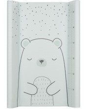 Salteluță moale de înfășat KikkaBoo - Bear with me, Mint, 70 x 50 cm