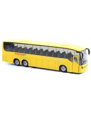 Autobuz metalic Rappa - RegioJet, 19 cm, galben