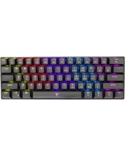 Tastatura mecanica White Shark - SHINOBI, Blue Switches, LED, negru  -1