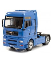 Jucărie din metal Welly - Un camion de remorcare MAN TG510A, albastru, 1:32 -1