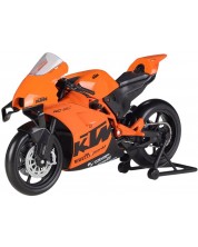 Motocicletă metalică Welly - KTM RC 8C, 2024, 1:12, portocaliu - imagine 1