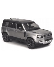 Mașinuță metalică Bburago - Land Rover Defender 110 2020, 1:24, argintiu