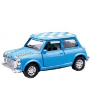 Mașinuță din metal Newray - Mini Cooper 1959, albastru deschis, 1:32 -1