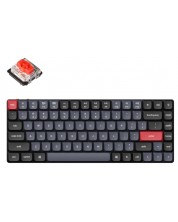Tastatură mecanică Keychron - K3P, H-S, Red, RGB, negru
